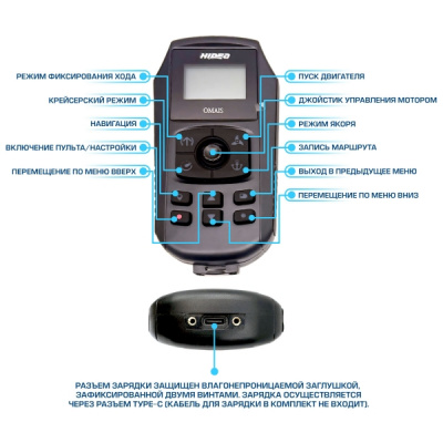 Электромотор HIDEA OMS250S 24v/60 GPS