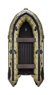Надувная моторная лодка APACHE 3700 НДНД "Камуфляж" камыш