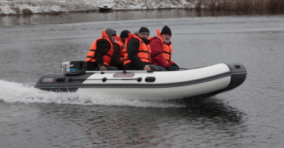 Моторная лодка ПВХ Касатка-385 Marine