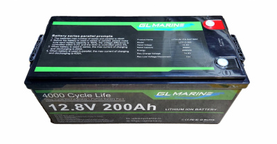 Лиферный аккумулятор LiFePo4 GL Marine LFP 12-200 (с bluetooth)